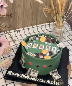 Alternative view of Texas Holdem Poker Cake | Luxury Casino-Inspired Cake by iCake Melbourne