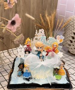 Princess Collection Cake | Elegant Disney-Inspired Princess Cake by iCake Melbourne
