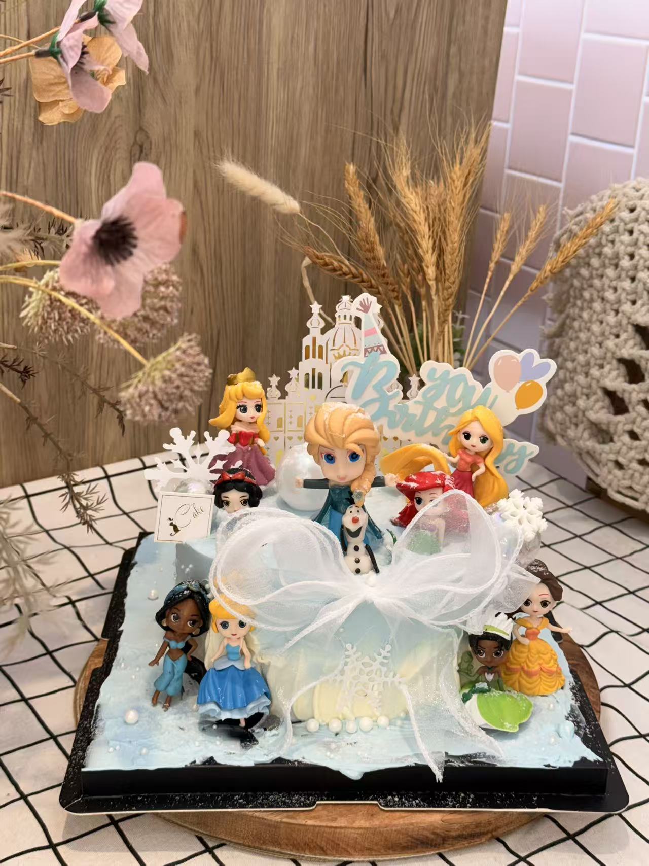 Princess Collection Cake | Elegant Disney-Inspired Princess Cake by iCake Melbourne