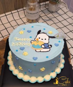 Alternative view of Pochacco’s Whimsical Pastel Paradise | Custom Sanrio Cakes in Melbourne