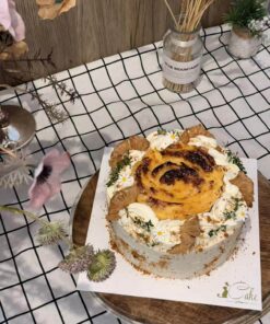 Alternative view of Crème Brûlée Boba Milk Tea Chiffon Cake | iCake Melbourne