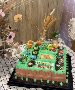 Alternative view of The Garden Guardian Square: The Plants vs. Zombies Cake