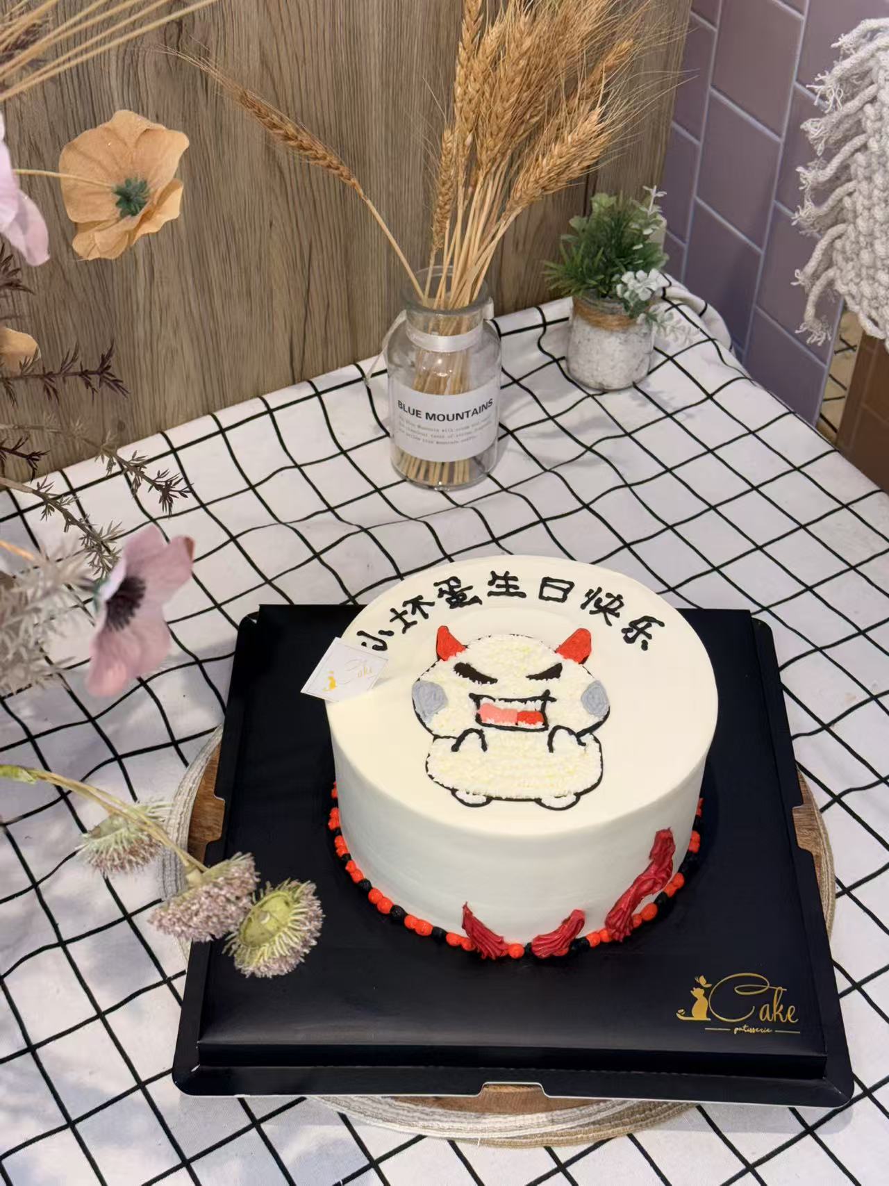 The Mischievous Little Devil Cake: Hand-Drawn Birthday Cake Melbourne Edition - Image 3