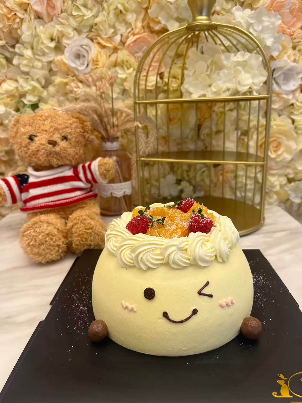 The Refreshing Tropical Escape: Mango Yakult Jellycat Chiffon Cake - Image 2