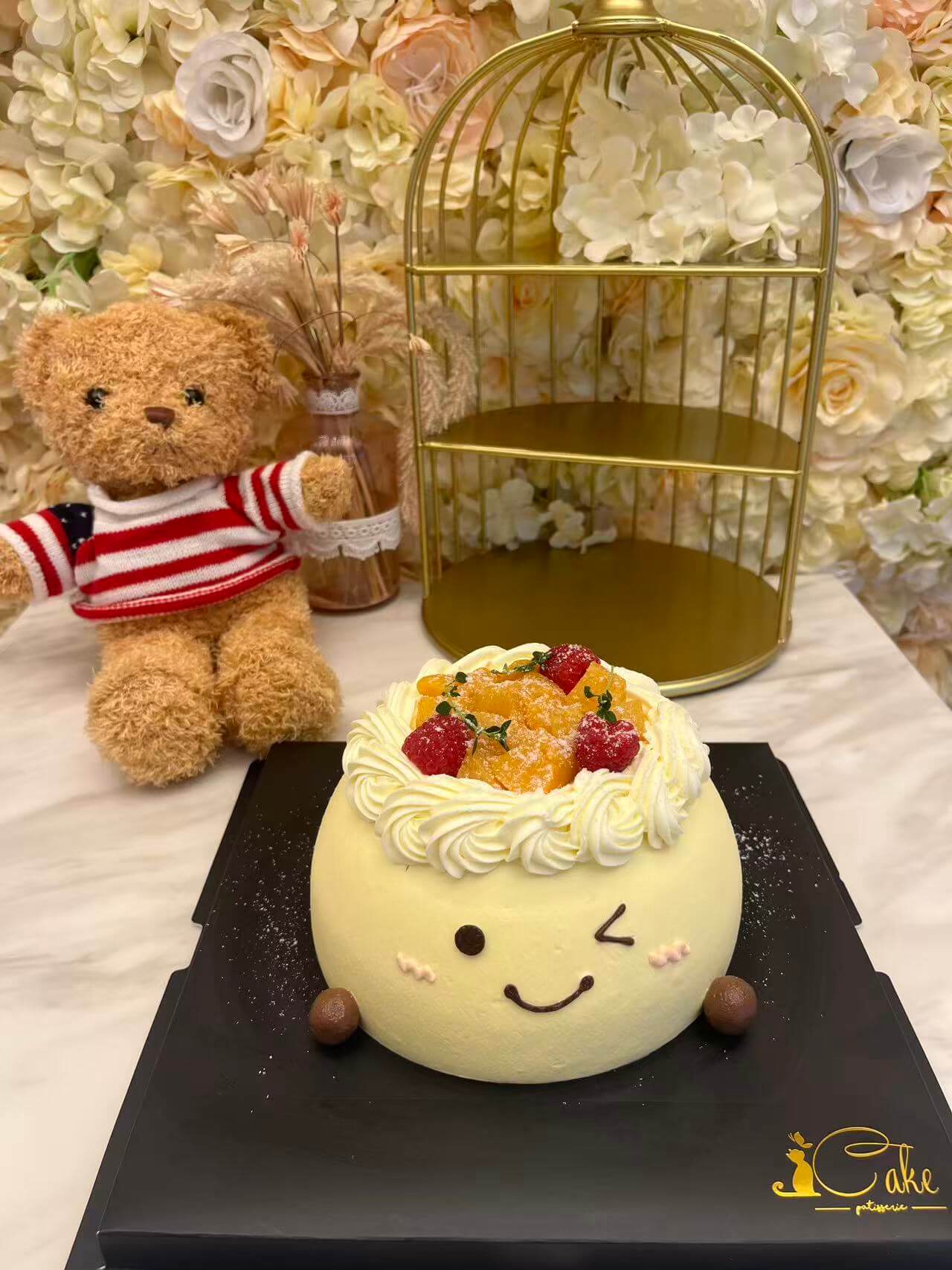 The Refreshing Tropical Escape: Mango Yakult Jellycat Chiffon Cake