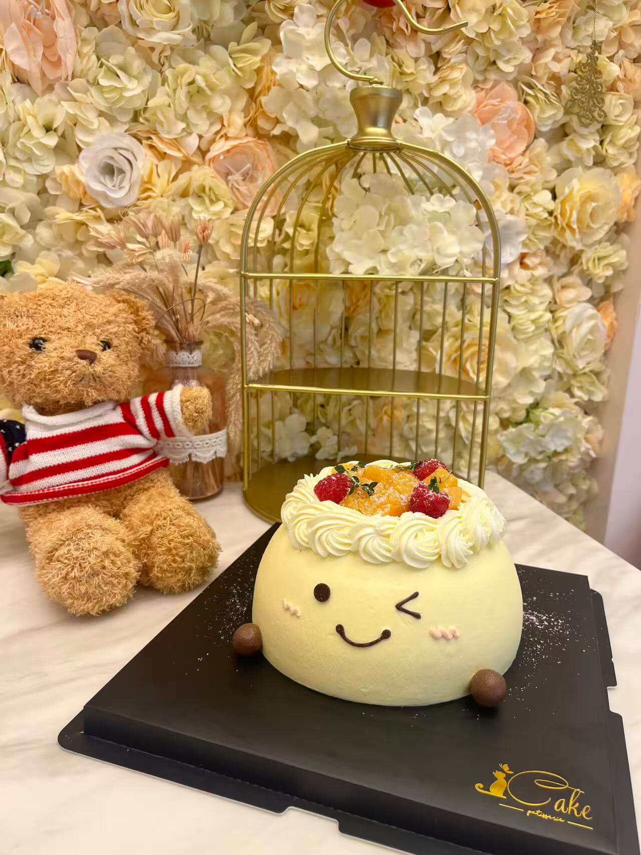 The Refreshing Tropical Escape: Mango Yakult Jellycat Chiffon Cake - Image 3