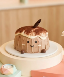 Mocha Buddy Chiffon Cake | Hazelnut Chocolate & Coffee | iCake Melbourne