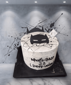 Alternative view of The Gotham '21' Custom Batman Cake