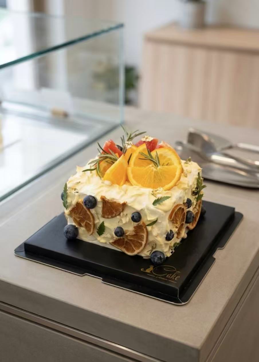 The Tropical Citrus Symphony Fruit Cake Melbourne | Orange & Grapefruit Chiffon